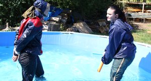 Shiny Nylon Arts Bound invite you to explore free xxx photos featuring hot chick in pleasing each other scene